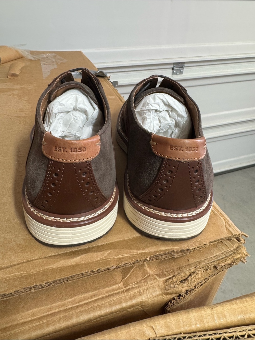 Johnston & Murphy Men's Hodges Saddle Lace-Up Oxford 10M New - Picture 5 of 9